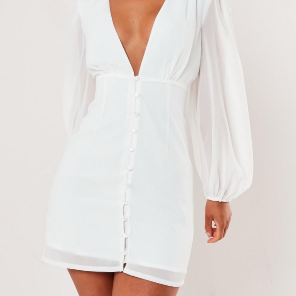 Missguided Long Sleeve Dress Size 0